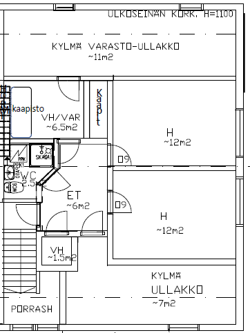 Kukonkarinkatu 11 as2 pohjakuva